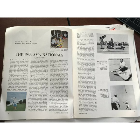 National Aeronautics Magazine Frederick C Crawford Flight Dec 1966 - Picture 10 of 12